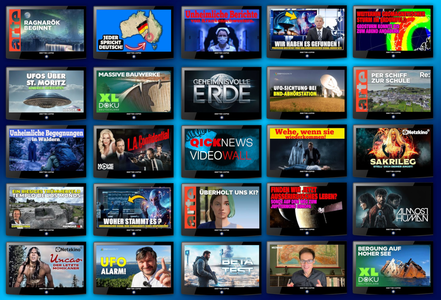 YouTube Video Wall